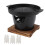 BBQ18A Mini rauchfreier Tischgrill, Schwarz 2