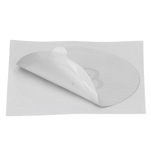 Tapas de aluminio para cápsulas de café 40 piezas plateado 25 g 2