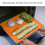 4 Stück Silikon-Dehydrator-Matten 31260,9 cm orange 6