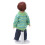 1:12 Maßstab Grüner Pullover Mini-Junge 11,5 cm 8