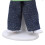 1:12 Maßstab Grüner Pullover Mini-Junge 11,5 cm 9