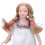 1:12 Maßstab blonde Keramik-Mädchenpuppe, 11,2 cm 7