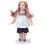1:12 Maßstab blonde Keramik-Mädchenpuppe, 11,2 cm 2
