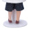 1:12 Maßstab blonde Keramik-Mädchenpuppe, 11,2 cm 3
