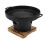 HN BBQ18D Mini rauchfreier Grill 844g Schwarz 14