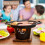 HN BBQ18D Mini rauchfreier Grill 844g Schwarz 3