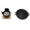 HN BBQ18D Mini rauchfreier Grill 844g Schwarz 16