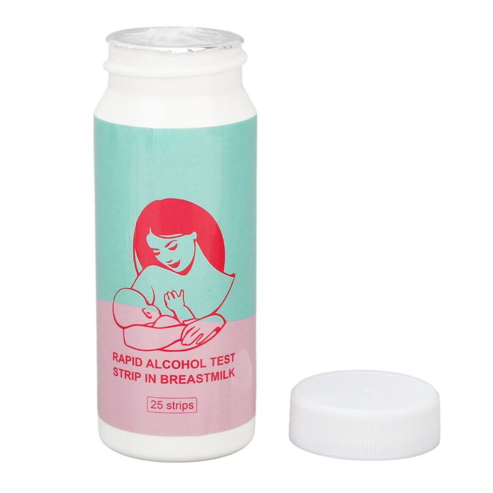 25Pcs Breastmilk Alcohol Test Strips Fast Accurate Detection Breast Milk Alcohol Dip Test
