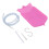 Klistier Beutel Set Silikon 2 L Rosa Tragbar Kolon 13