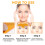 10 Stück Stirnmaske-Lifting-Sticker Einheitsgröße Transparent 10