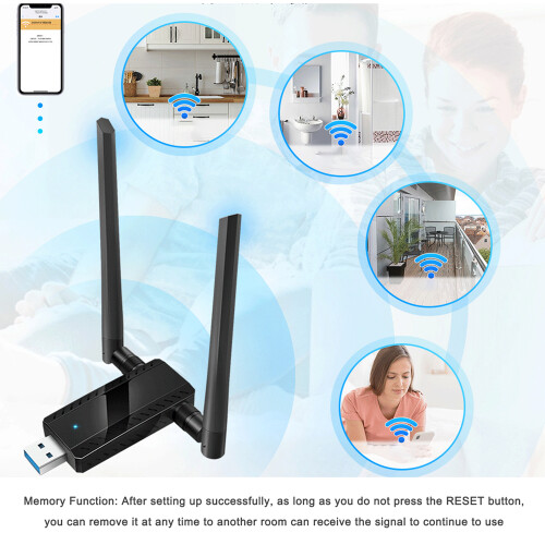USB 300Mbps 2.4G Wireless Repeaters WIFI Expander Signals Boosters Enhancer Home Indoor Wireless Internet Repeaters Signals Amplifier 1