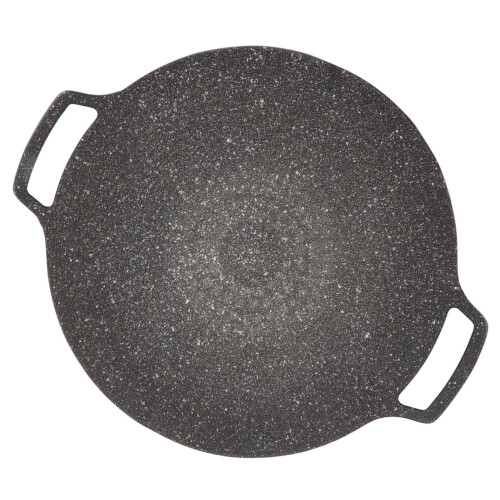 Plato de barbacoa coreana, tipo universal, 33 cm, sartén antiadherente