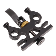 Faltbarer Schnellverschluss-Pedalhalter 68 g Schwarz