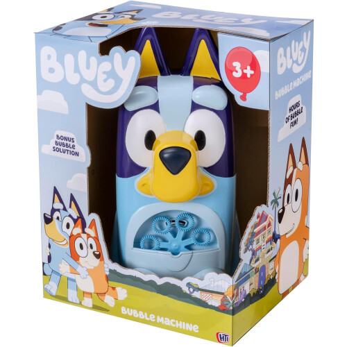 Bluey Bluey Bubble Machine for Kids Character Shaped Bubble Blower