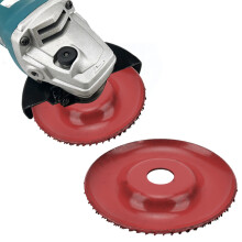 Disco para tallar madera 125x22mm carburo de tungsteno rojo