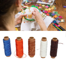 Hilo encerado de 150D 55yd, 15 colores de cordón portátil
