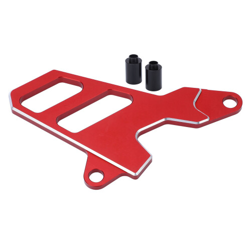 Metall-Vorderkettenradabdeckung LTZ400 2003-2014 Rot 1