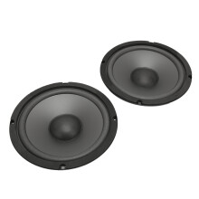 2 piezas de 600 W de rango completo, altavoces coaxiales para coche de 6,5 pulgadas, con disipador de calor