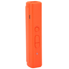 Ultrasonic Dog Trainer USB Rechargeable Portable Hand Held Electronic Dog Deterrent Device Training Tool with Lanyard Orange