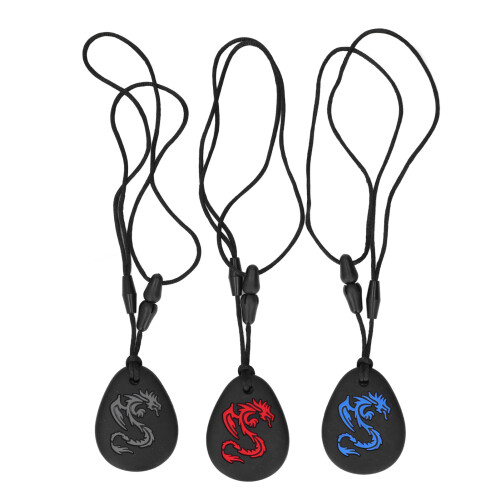 3er Set Silikon-Baby-Teether-Kette | Hitzebeständig & Nachfüllbar 1