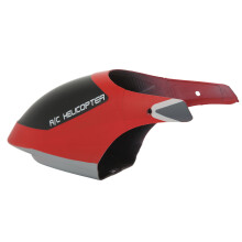 Protector de la cabeza para helicóptero RC para WLtoys V912 A Rojo Plástico duradero Instalación fácil