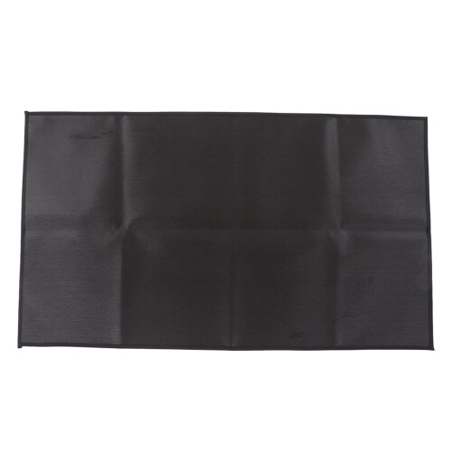 Grillmatte S schwarz feuerfest hitzebeständiges Pad 1
