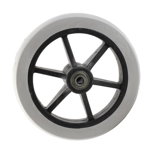 2 Stück PU-Vorderräder, 6 Zoll, für Rollstuhl, Durchmesser 15 cm 2