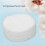 100 piezas de mascarilla facial comprimida de algodón blanco puro 3