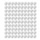 100 piezas de mascarilla facial comprimida de algodón blanco puro 13