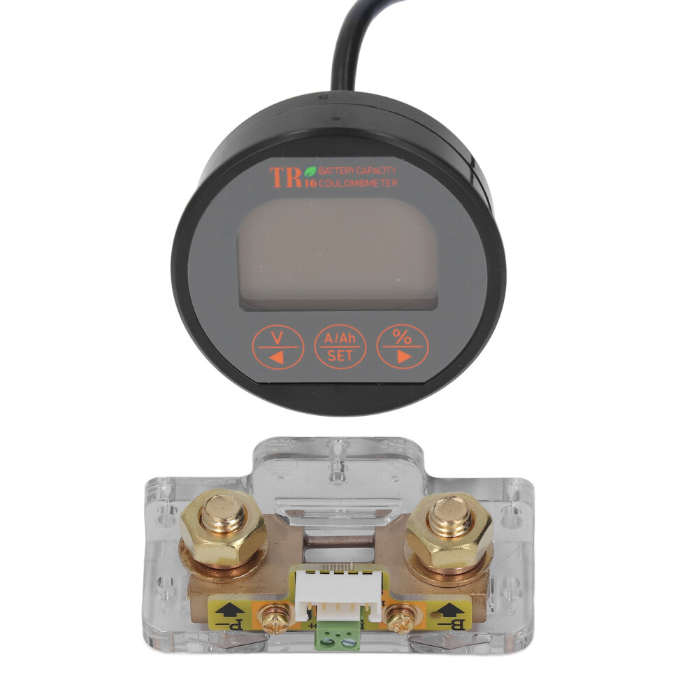 Battery Meter Waterproof Round Accurate Measurement 8Â120V Range Battery Capacity Tester For Electric Car 100A 6911320788735
