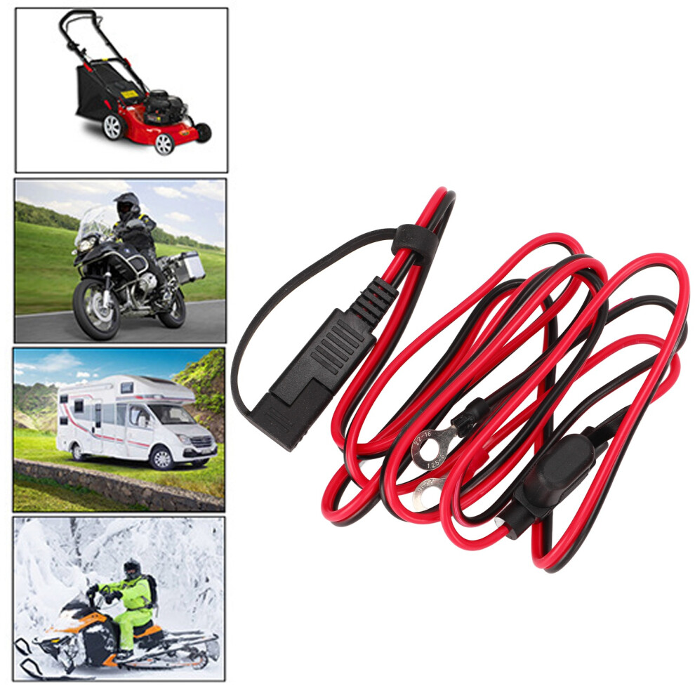 Sae Battery Connector Cable Quick Disconnect Sae To O Ring Terminal Harness For Motorcycle Car 4631320788819