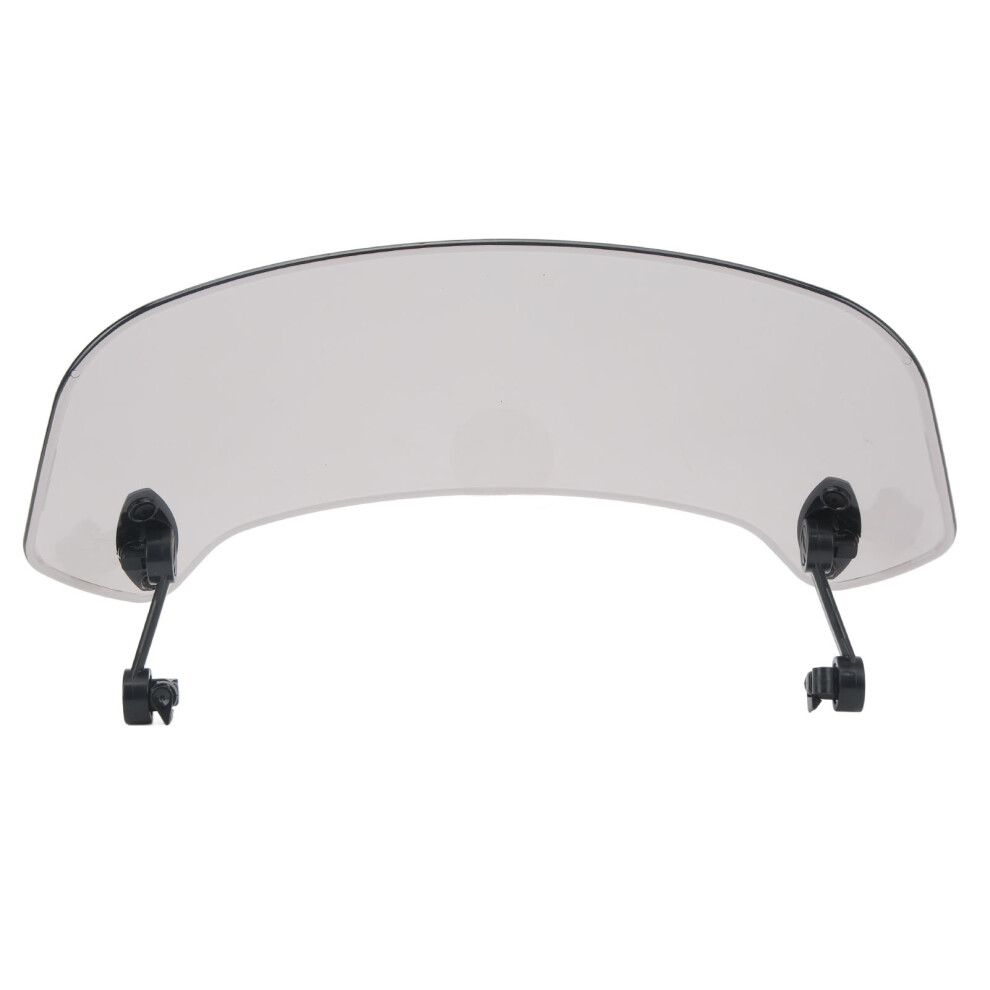 Motorcycle Windscreen Adjustable Clip On Windshield Universal Wind Deflector For Motorbike Brown 9351320789634