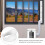 Fensteradapter 130/150 mm ABS-Verbindungsstück Abluft 10