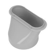 ABS-Flachmund 21,5 x 14 x 9 cm 5,9 Zoll AC-Schlauchverbinder