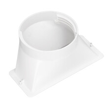 Tragbare Klimaanlagen-Schlauchkupplung 5 Zoll Durchmesser, 130 mm Gewinde ABS