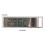 Termómetro LCD 3D para acuario 70 mAh 1x7.1cm 3