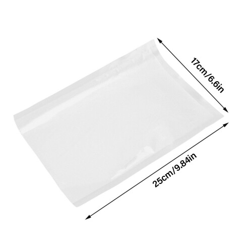 100 Stück texturierte Netz-Vakuumbeutel 17x25cm Transparent 1