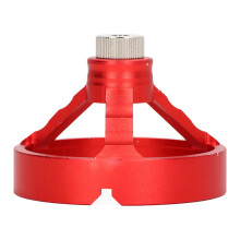 3-in-1 vertikaler Lochstanzen-Positionierer, 6 Buchsen, Rot