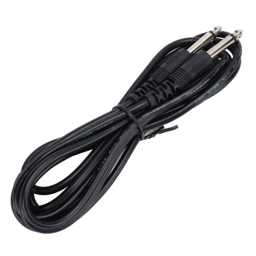 Gitarrenamp-Kabel Patchkabel 3 Meter Kupfer Schwarz
