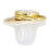 Goldene Krone Buchstabe C Schnuller 5,5x4,8cm, 6-18 Monate 6