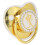 goldene Krone Buchstabe K Schnuller 5,5 x 4,8 cm 16