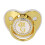 Schnuller mit Strass Buchstabe G Gold 5,5  4,8 cm 6–18 Monate 16