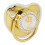 Goldene Krone Z Strass-Schnuller 5,5  4,8 cm 16