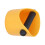 Coffee Knock Box Plastic Rubber Grind Disposal Dump Bin with Bar for Coffee Bar Kitchen Yellow 12