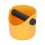 Coffee Knock Box Plastic Rubber Grind Disposal Dump Bin with Bar for Coffee Bar Kitchen Yellow 16