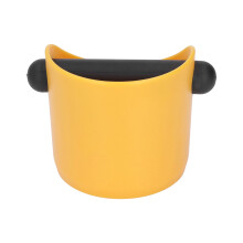 Cajón para posos de café 10 cm plástico gomoso barra amarilla