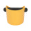 Coffee Knock Box Plastic Rubber Grind Disposal Dump Bin with Bar for Coffee Bar Kitchen Yellow 1