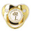 Golden Crown Buchstabe L Schnuller 5,5x4,8 cm 16