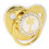 Golden Crown Buchstabe L Schnuller 5,5x4,8 cm 14