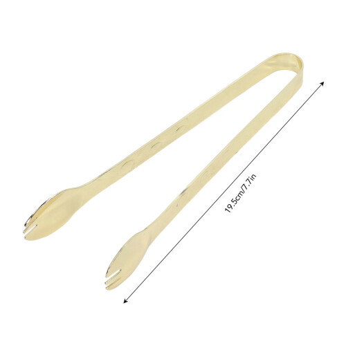 Goldplattierte Eiszangen 19,5 cm, 55 g Edelstahl 2